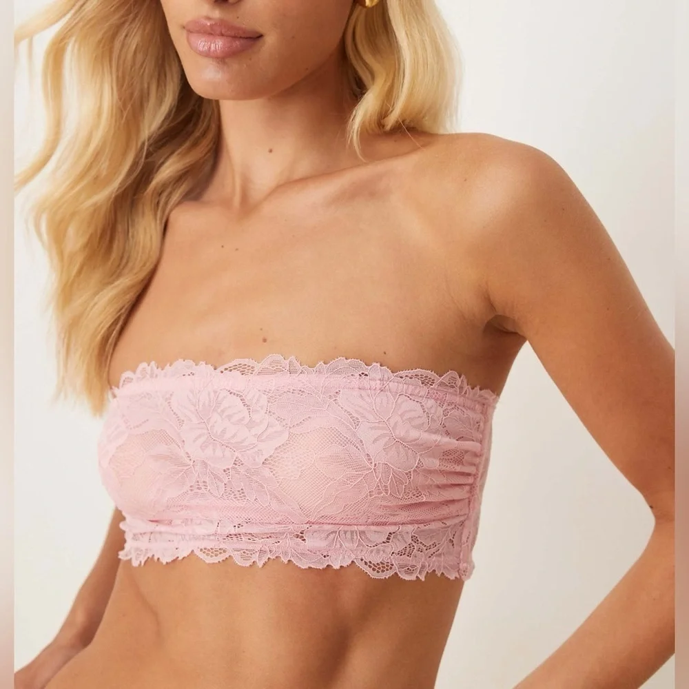 Free People Bring Me Another Lace Bandeau Bra - Picture 3 of 8